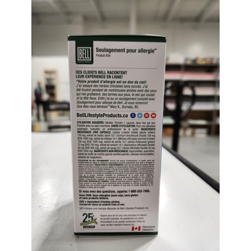 Bell Allergy Relief™ - A balanced natural formula, for comfortable