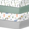 Little Grape Land Fitted Sheet 4pk Leaves, 70 x 140