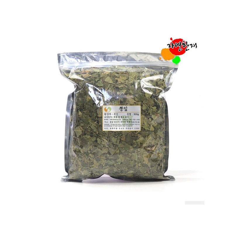 국산 뽕잎 300g 뽕나무잎 상엽 말린 건조 Domestic Mulberry Leaf