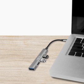 Logilink UA0391 - USB 3.0 Slim Hub 4-Port with Aluminium Housing