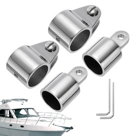 Marine Canopy Parts,Hinged Jaw Slide | Stainless Steel Anti-Rust Awning Fixings for Round Tube Deck Fitting Applications Canopy Mounts Side Rail Attachments