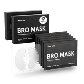 JAXON LANE Parches Para El Contorno De Ojos Bro Mask Para Hombre Con Hidrogel(2 X 6 Pares)- Mascarillas Coreanas Antiedad Para Ojeras E Hinchazón - Tratamiento Para La Hinchazón Del Contorno De Ojos
