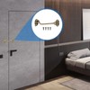 sourcing map 4" Hook and Eye Latch, Barn Door Lock