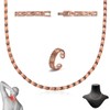 Cigmag Copper Necklace for Women, with 99% Solid Pure Ring