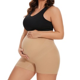 KUNINDOME Maternity Shapewear for Dresses, Nude, Small