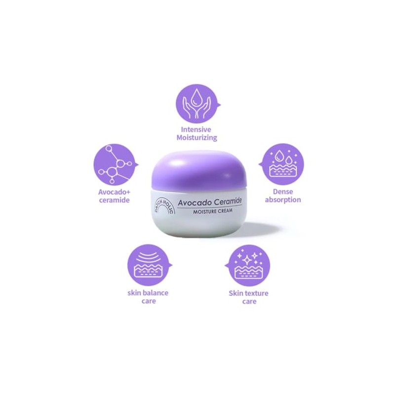 Patch Holic | Crema facial Hidratante | Avocado - Ceramide