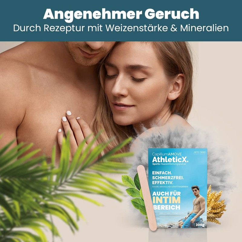500g Capillum Amove Natural Ganzkörper Hair Removal Without Pain – Derma Test