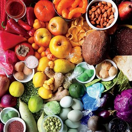 Ceaco Food Medley Puzzle by Brittany Wright - 750 Pieces