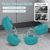 Oylnidea 4pcs Unbreakable Cereal Bowls- Microwave & Dishwasher Safe BPA-Free