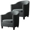 SHENGYIJING 2 Piece Velvet Tub Chair Covers - Spandex Slipcovers,