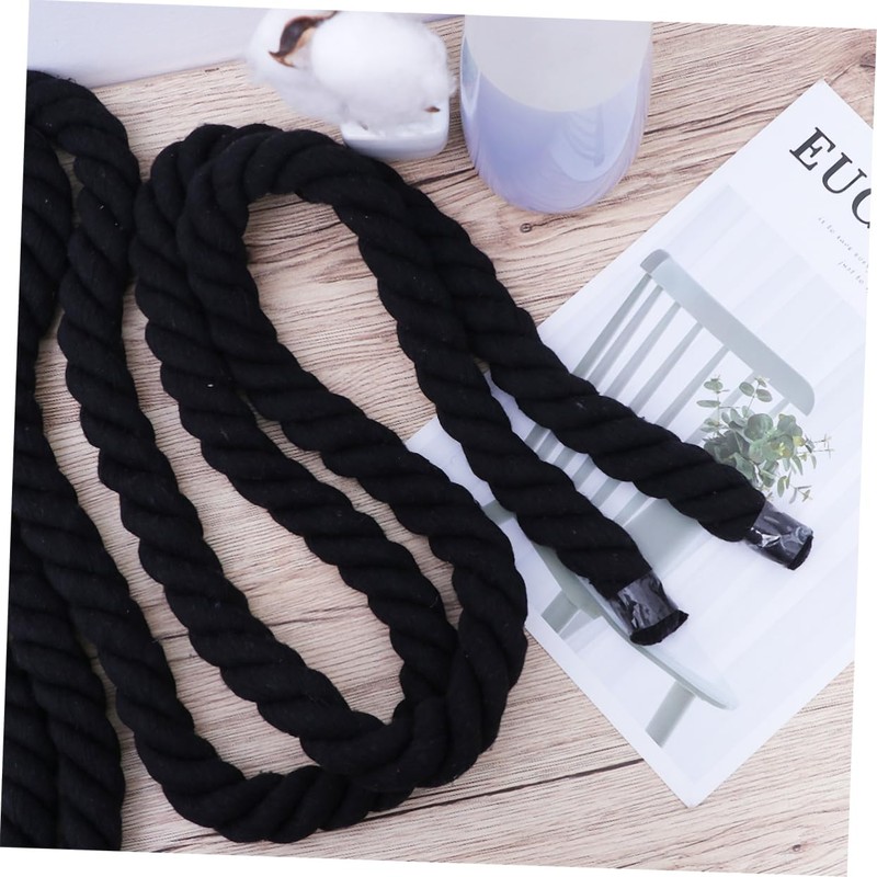 Operitacx 4M Cotton Twine String Rope Thickened Braided Craft Cord
