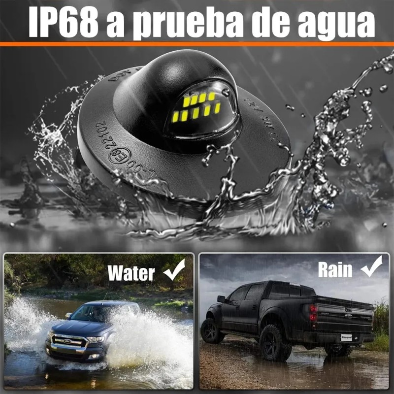 Par Luces De Matrícula Placa Para Ford F150~f550 1990-2014