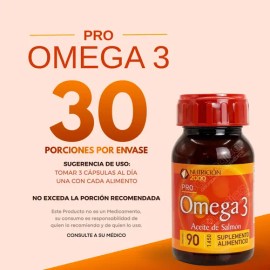 Capsulas Omega 3 Salmon Oil 90 Capsulas 1000mg Nutricion2000                                                                                          