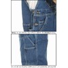 FiveBrother Enzyme Washed Denim Bib Overalls, 34W x 34L