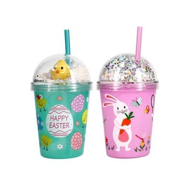 Greenbrier Set of 2 Easter Dome Tumbler with Lids and Straws