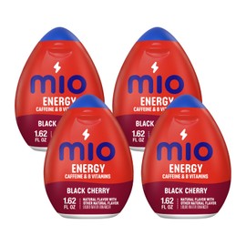 Mio Energy Liquid Water Enhancer, Black Cherry, 1.62 OZ, 4-Pack