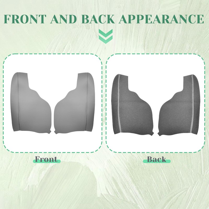 VKGUG 2PCS Front Door Panel Armrest Cover Replacement Compatible with