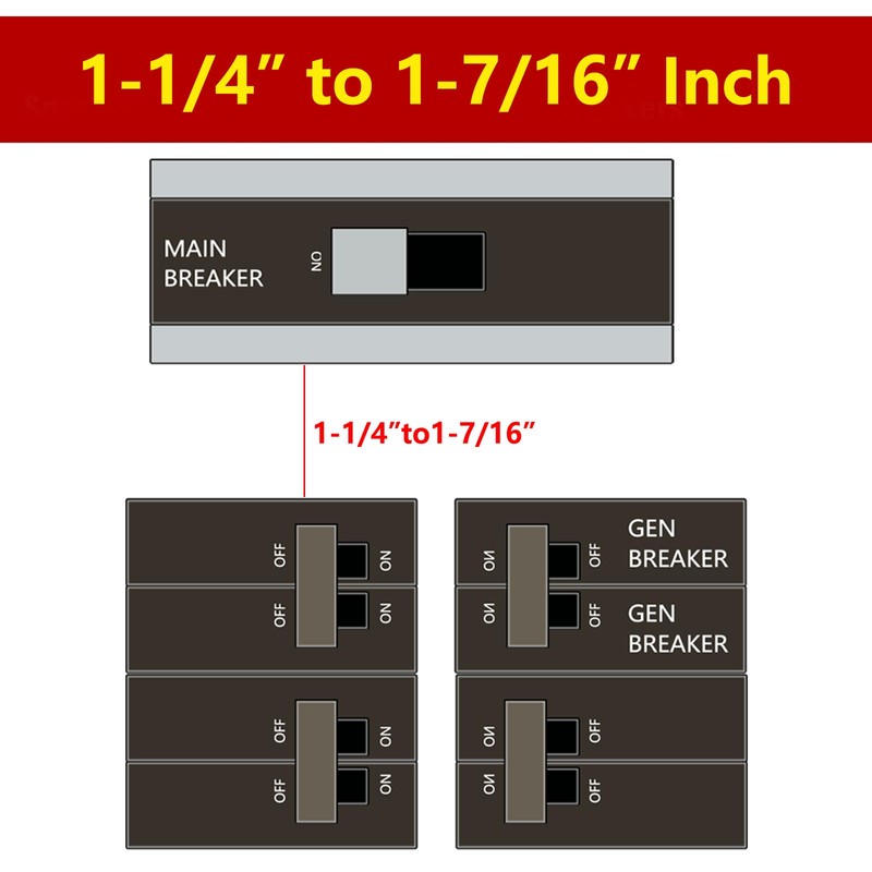 Generator Interlock Kit Compatible with Eaton Cutler Hammer Generator BR