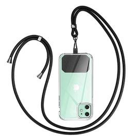 GUMO-LONG Smartphone Strap, Neck Strap, Shoulder or Crossbody Hanging, Compatible with Any Smartphone, Neck Strap, Lost Prevention, Fall Prevention, Adjustable Length