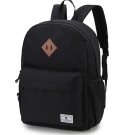 Kids Backpack, Lightweight Toddler Backpack for Age 3-7 Boys,Small Preschool Girls Kindergarten Bookbag with Front Chest Buckle,Black VONXURY