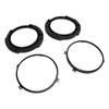 7Inch Round Headlight Mounting Retaining Bracket Ring Set with Headlight