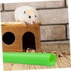 Gatuida 1pc Telescopic Hamster Tunnel Green Folding Pipe Plaything for
