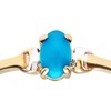 Citerna 9 ct Yellow and White Gold Turquoise Birth Stone