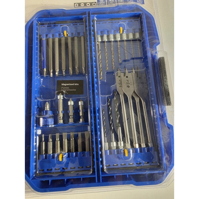 Kobalt 106-piece Screwdriver Drill & Drive Set with Hard Case
