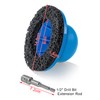 Yujncosm Wheel Hub Grinder Cleaning Tool, 6 inch Wheel Hub