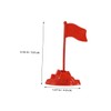 KOMBIUDA 60Pcs Miniature Plastic Flags for Sand Table Small National