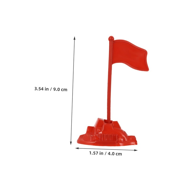 KOMBIUDA 60Pcs Miniature Plastic Flags for Sand Table Small National