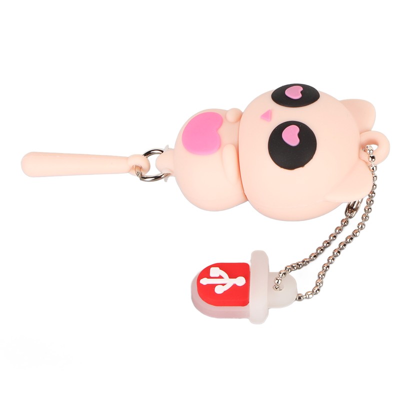 Cartoon USB Flash Drive Kitten Style USB2.0 Interface Plug and