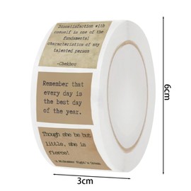 1000 Pcs Motivational Stickers for Adults,Teacher Reward Prizes Decals for Scrapbook, Planner, Journal, Water Bottle Inspirational Word Stickers in 2 Rolls Aesthetic Labels for DIY Laptop Books