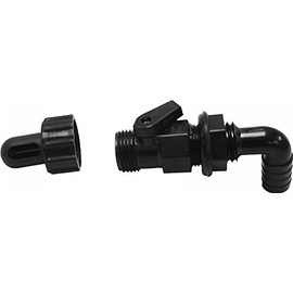 AER Spray Head W/Valve 90D BLK