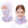 AYPOW Children's Balaclava Winter 4-13, Multifunctional Windproof Fleece Warm Ski