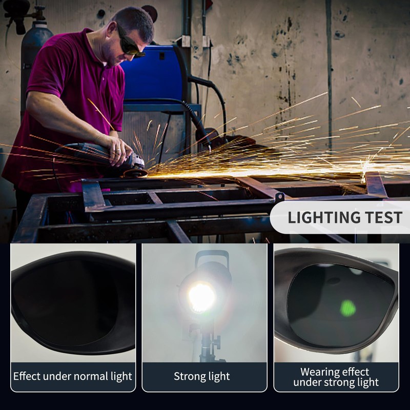 UpaClaire Welding Goggles All Around Safety Welding Lens Anti-Scratch Goggles