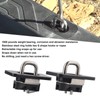 2pcs Stainless Steel Bull Ring Truck Bed Side Tie Down