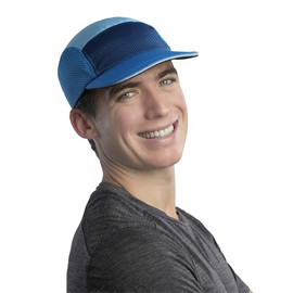 TrailHeads Men's Hat - 5 Panel Hat - Men's Summer Hats for Running, Hiking, Golf - Color: Navy - Blue - Sky Blue