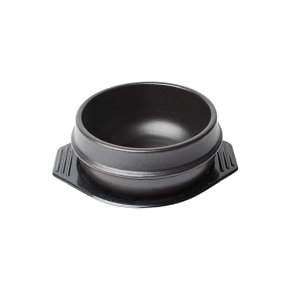 Seiun Shoten Korean Earthenware Pot Toppegi Plastic Floor Set, Chige, Chigae Pot No. 4 (16 cm)