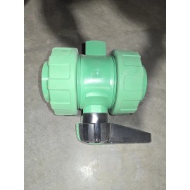 Aquatherm 1090063057 Green Pipe PPR Fitting 2″ Ball Valve, Polyvinyl Chloride