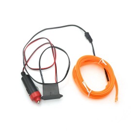 Unbranded Car Interior Decorative Atmosphere Light Trim Lamp Strip Yellow Cold lights 12V