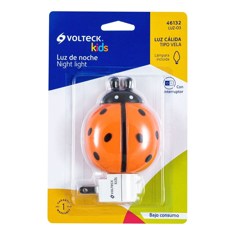 Volteck LUZ-03, Luz de noche con cuerpo de ABS y