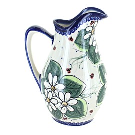 Polish Pottery Ladybug Pitcher