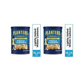 PLANTERS Cacahuetes enteros de lujo ligeramente salados (1 libra 2.25 oz lata)