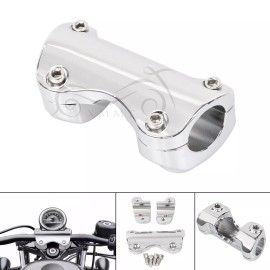Unbranded 1.25'' Handlebar Riser Top Clamp For Harley 88-23 Electra Road Street Glide King