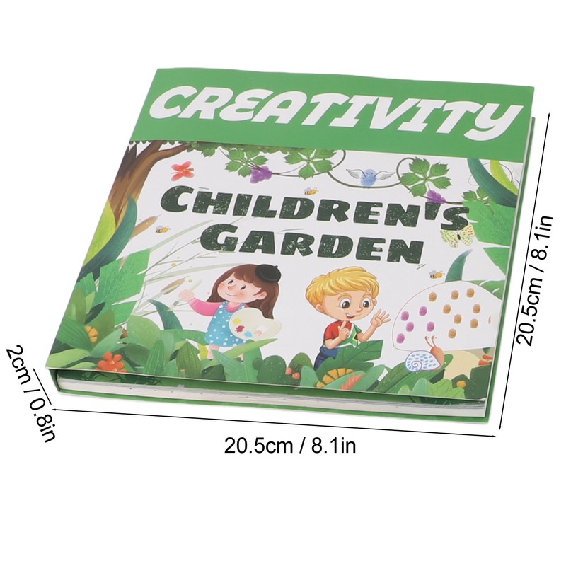 2 In 1 Watercolor Paint Coloring Book DIY Watercolor Drawing