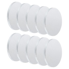 sourcing map 12Pcs Aluminum Disc, 0.8"(20mm) Diameter 0.06"(1.5mm) Thickness Round Aluminum Sheets 1060 Aluminum Circle Plates for Metal Stamping