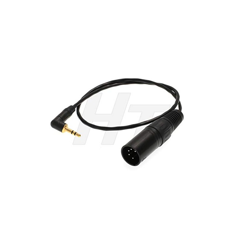 HangTon 3.5mm TRS Stereo XLR 5 Pin Male Audio Input