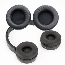 Maintenance Substitute Ear Pads Leather Repair Parts for Sony WH-CH500 WH-CH510 Wireless Headphones (Black)