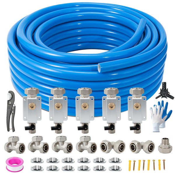 3/4 inch×200 FT Shop Air Line Kit, Compressor Air Line